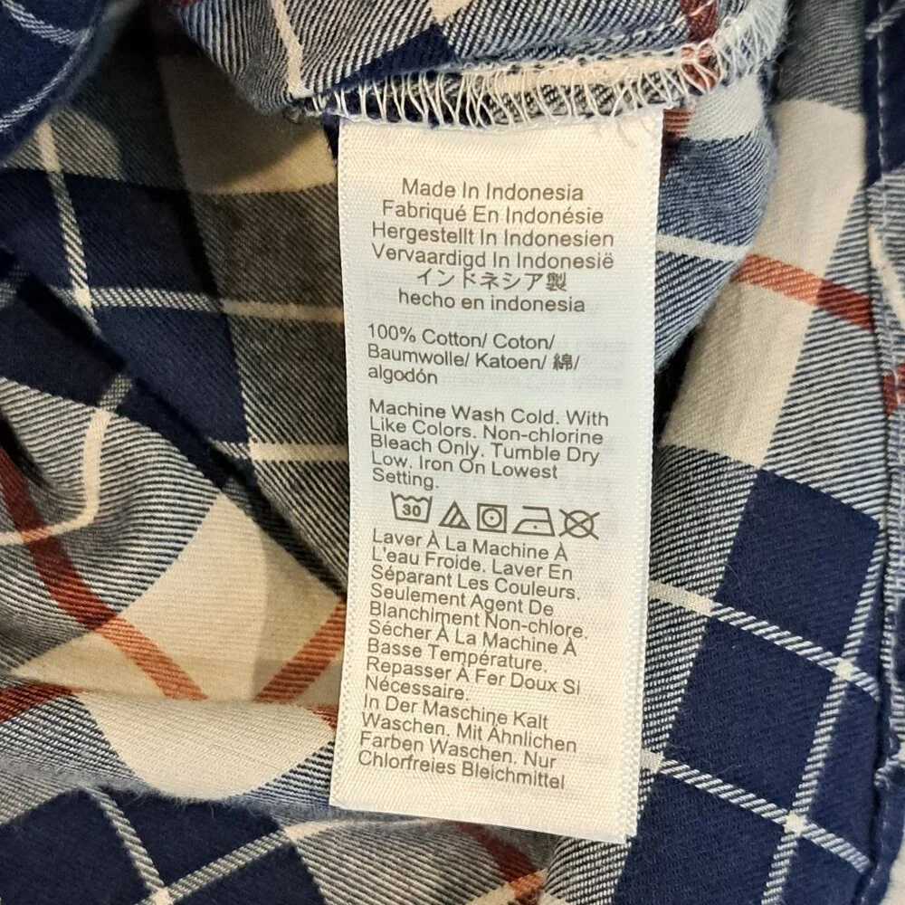 J. Crew Women's Small Soft Washed Flannel Shirt Style #BK533 New With Tag - Picture 7 of 13